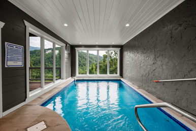Gatlinburg Splash: Luxury Cabin with Indoor Pool, Hot Tub, Game Room + Theater Room image 3
