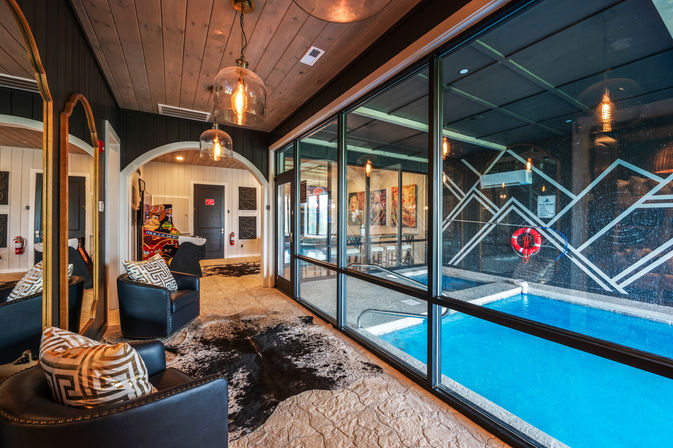 Great Smoky Getaway: Indoor Pool, Fire Pit & Hot Tub with Epic Mountain Views image 10