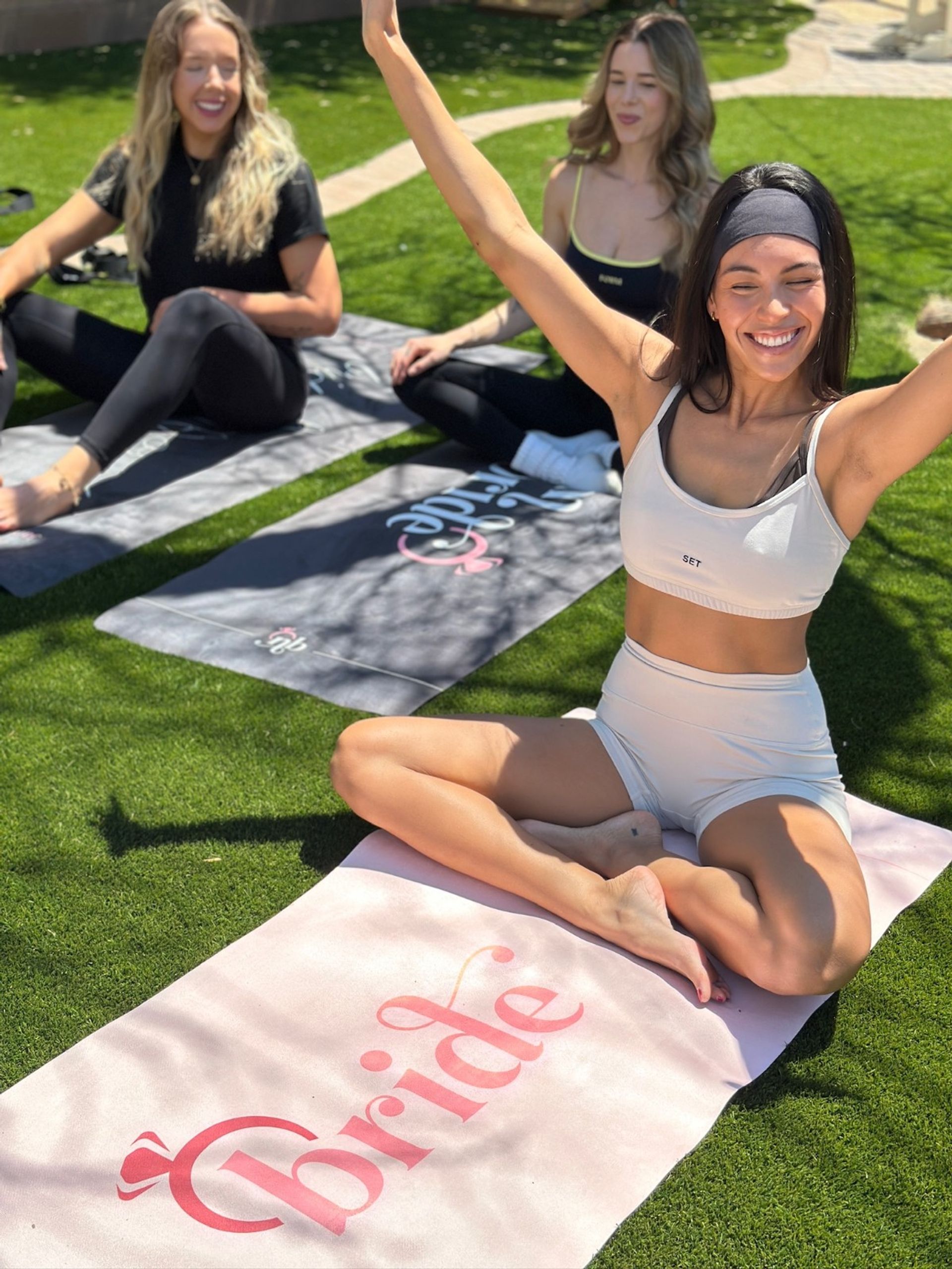 Personalized Bachelorette Yoga Mats - Bridal Party Gift image 1