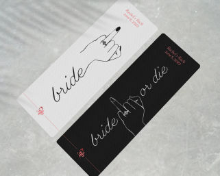 Personalized Bachelorette Yoga Mats - Bridal Party Gift image 4
