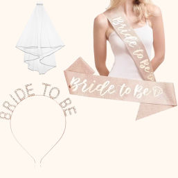 Custom Bachelorette Party Accessories & Bridal Swag - Veils, Sashes, Scrunchies & More image 8