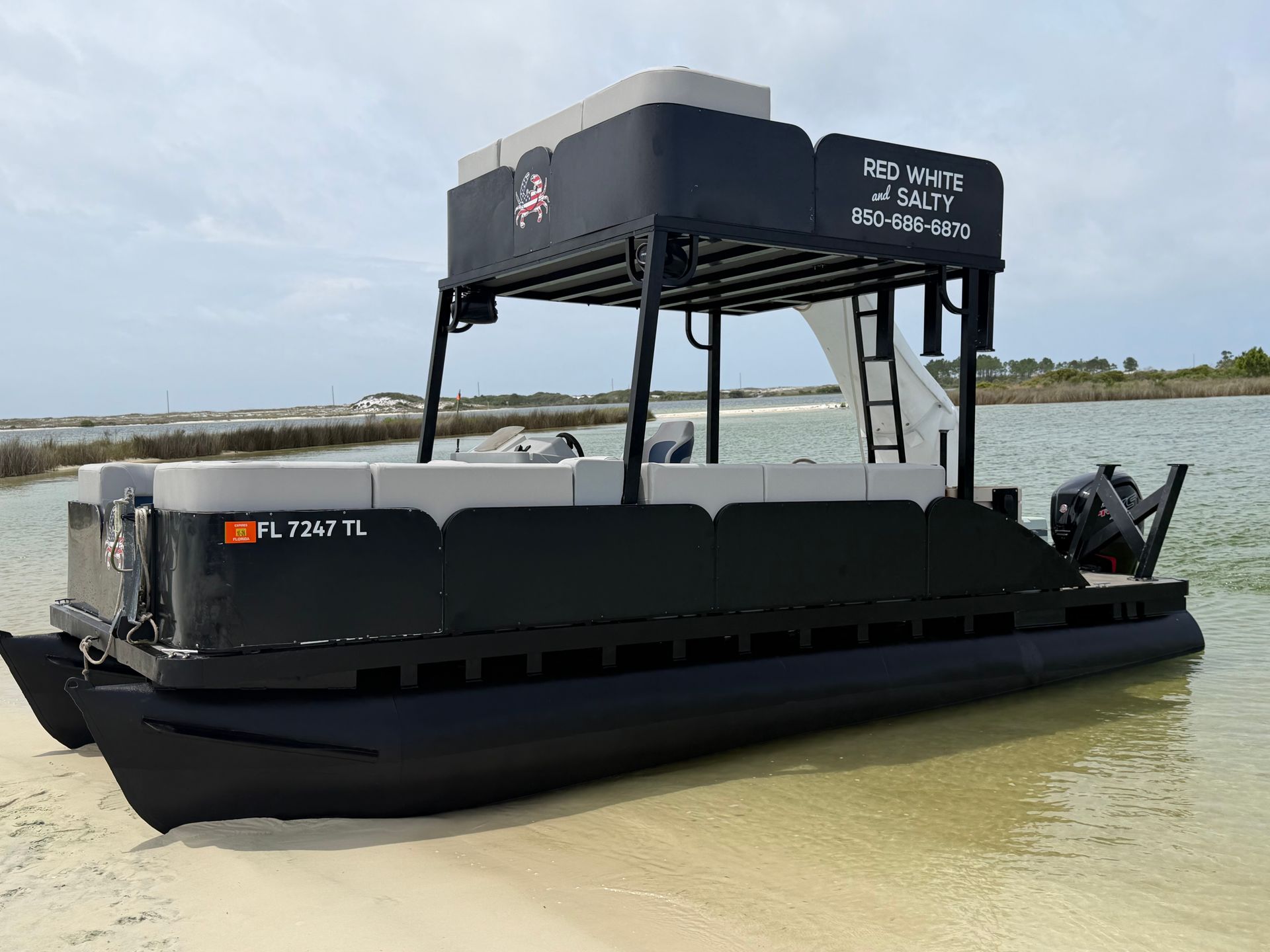 Private Pontoon Adventure to Crab Island image 2