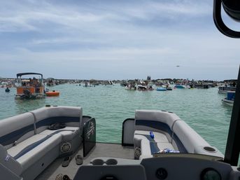 Private Pontoon Adventure to Crab Island image 6