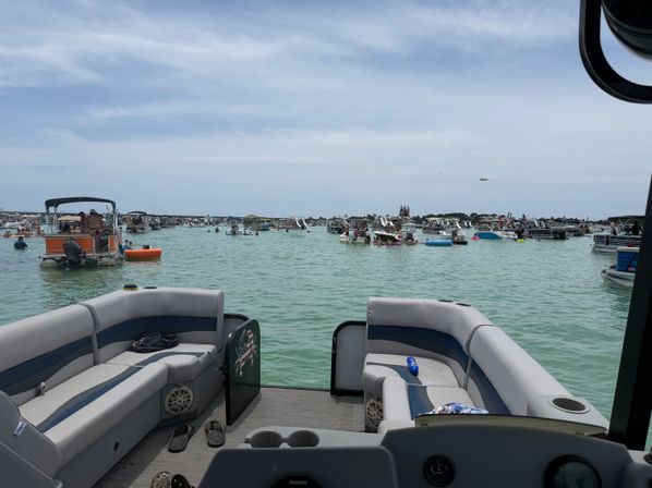 Private Pontoon Adventure to Crab Island image 6