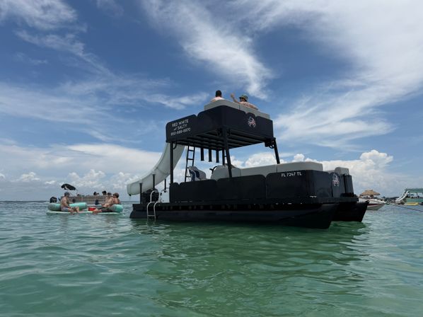Private Pontoon Adventure to Crab Island image 3
