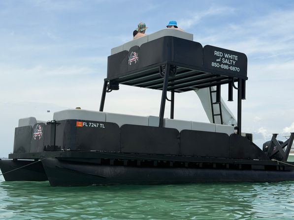 Private Pontoon Adventure to Crab Island image 4