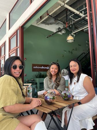 Succulent Terrarium Workshop at Home in Hoboken: Plant & Sip image 6