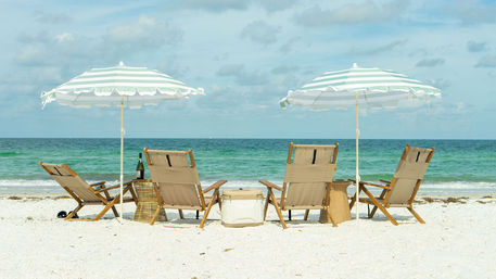 ICONIC Beach Experience: Chair & Umbrella Setup image