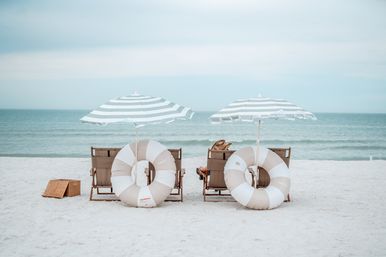 ICONIC Beach Experience: Chair & Umbrella Setup image 4