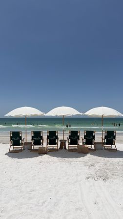 ICONIC Beach Experience: Chair & Umbrella Setup image 7