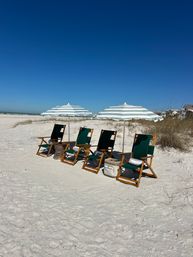 ICONIC Beach Experience: Chair & Umbrella Setup image 4