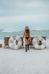 ICONIC Beach Experience: Chair & Umbrella Setup image 2