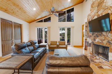 2 Home Sport Complex W/ Private Lake & Theater! image 97