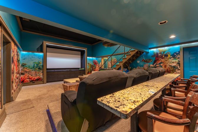 2 Home Sport Complex W/ Private Lake & Theater! image 68