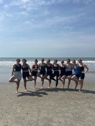 Private Beach Yoga Class in Charleston for Bachelorette Groups image 11