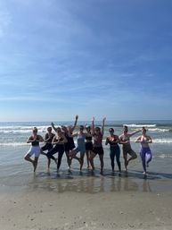 Private Beach Yoga Class in Charleston for Bachelorette Groups image 16