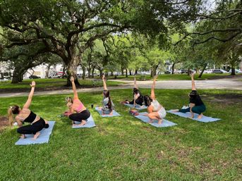 Private Beach Yoga Class in Charleston for Bachelorette Groups image 6