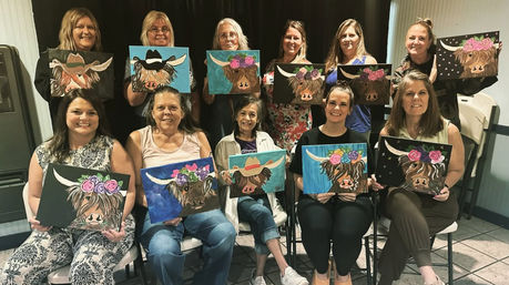 Private Mobile Painting Party with Guided Instruction image 9