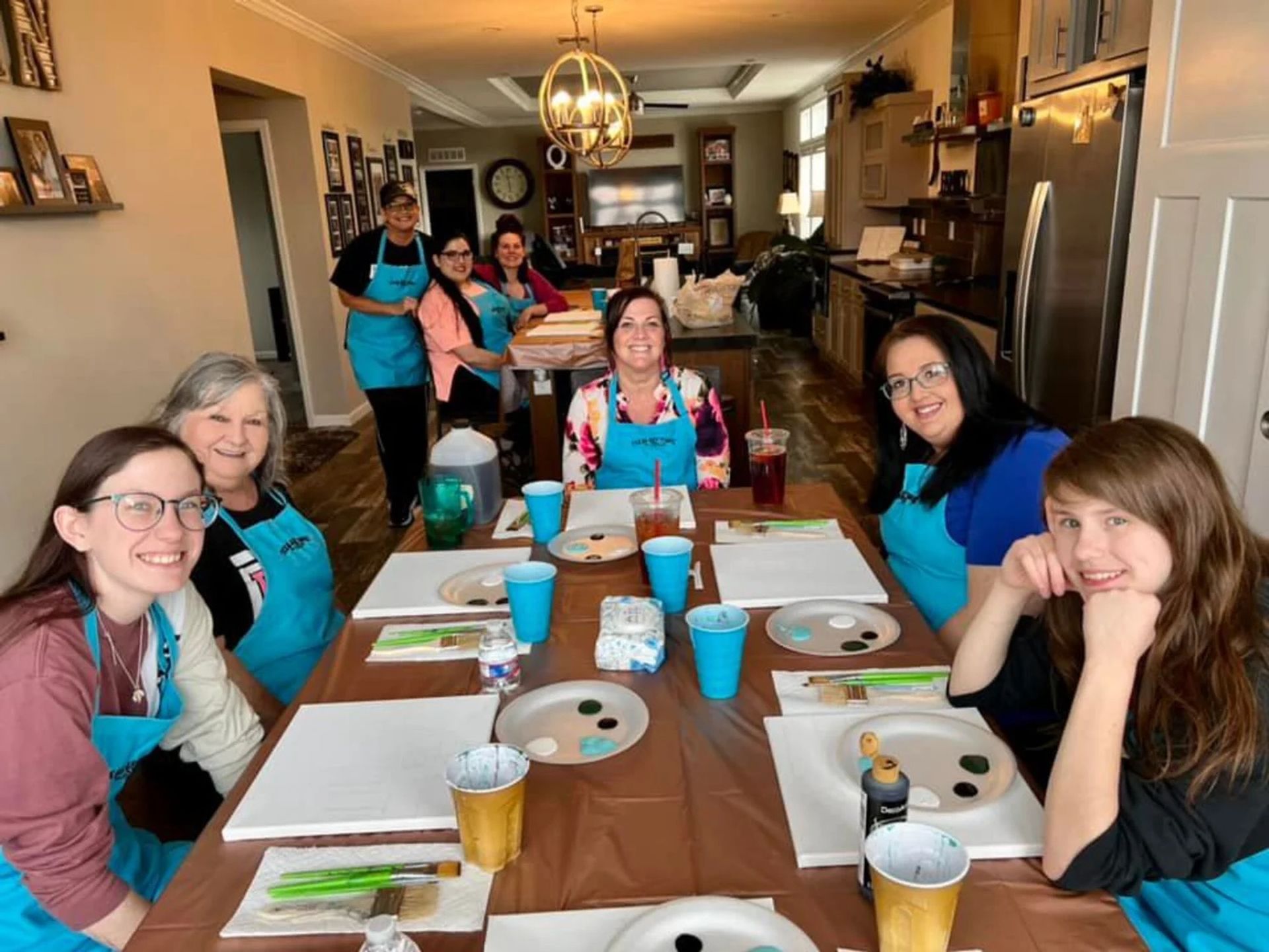Private Mobile Painting Party with Guided Instruction image 1