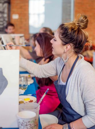 Private Mobile Painting Party with Guided Instruction image 6