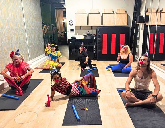 Clown Yoga in the French Quarter image 1