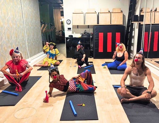 Clown Yoga Class in the French Quarter, New Orleans image 3
