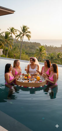 Luxury Floating Brunch Experience - Sip, Eat & Drift in Your Own Private Pool Paradise image 1