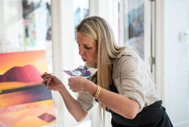 Paint with Locally-Made Whiskey, Gin, and Ink—Private Group Experience image 6