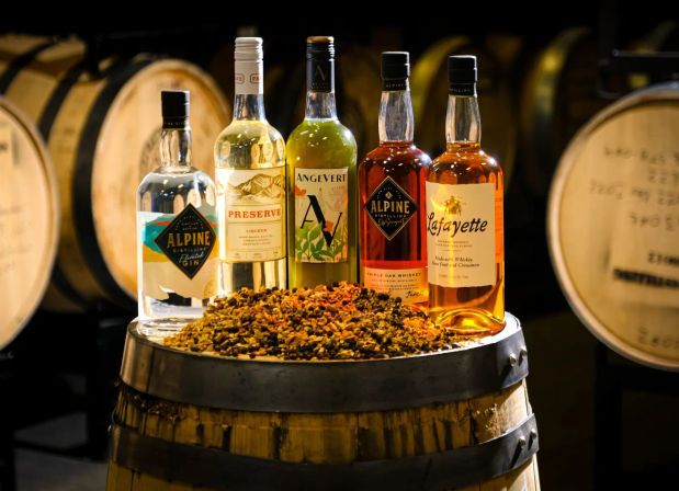 Alpine Distilling Private Group Guided Locally-Made Spirit & Liqueur Tasting image 2