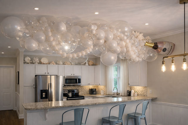 Bachelorette Airbnb Party Balloon Decor image 3