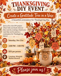Thanksgiving Workshop - Tree of Gratitude image