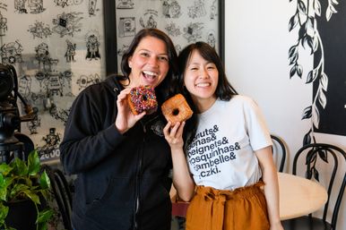Charleston Bachelorette Sweet Treats Crawl, City Market Beignets, Pralines and Biscuits image