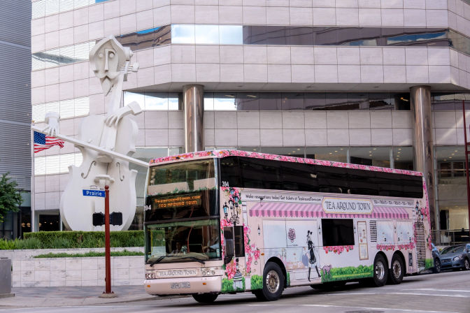 Tea Around Town Houston: Sip, Savor & Sightsee with Afternoon Tea on a Double-Decker Bus image 2
