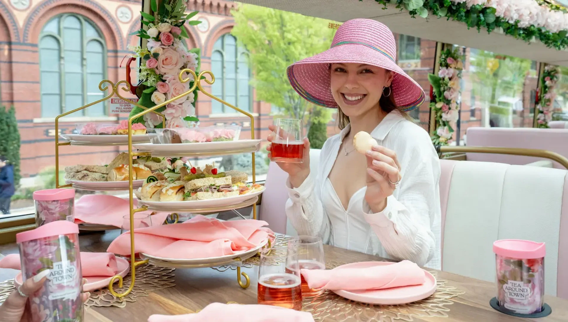 Tea Around Town San Antonio: Sip, Savor & Sightsee with Afternoon Tea on a Double-Decker Bus image 4
