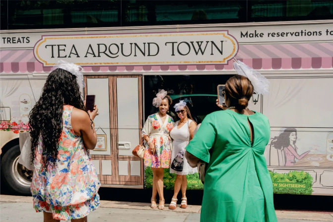 Tea Around Town Chicago: Sip, Savor & Sightsee with Afternoon Tea on a Double-Decker Bus image 1