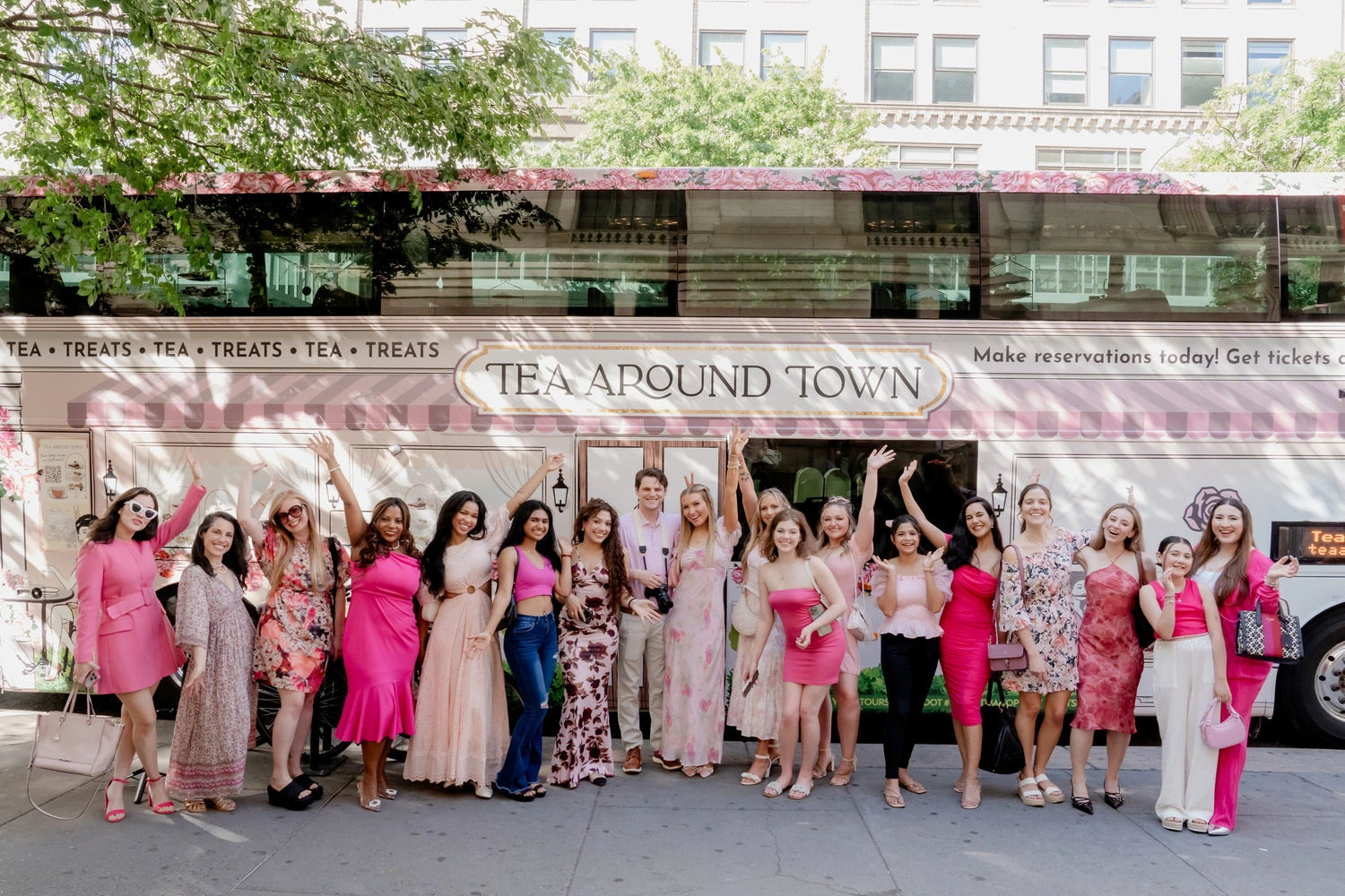 Tea Around Town Austin: Sip, Savor & Sightsee with Afternoon Tea on a Double-Decker Bus image 1