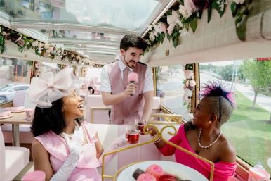 Tea Around Town Los Angeles: Sip, Savor & Sightsee with Afternoon Tea on a Double-Decker Bus image 3