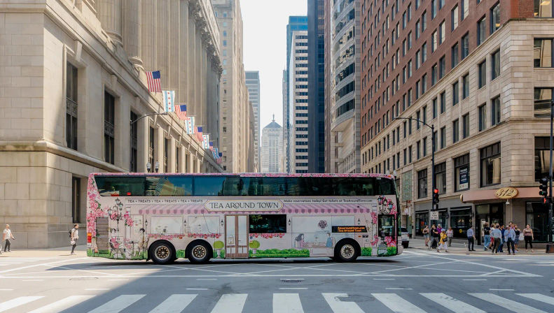 Tea Around Town Chicago: Sip, Savor & Sightsee with Afternoon Tea on a Double-Decker Bus image 8
