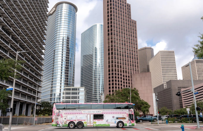 Tea Around Town Houston: Sip, Savor & Sightsee with Afternoon Tea on a Double-Decker Bus image 7