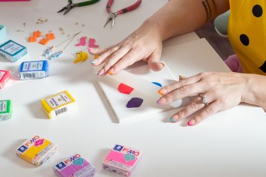 Clay & Play: A Polymer Clay Earring Workshop image