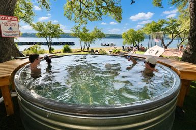 Lake Travis Waterfront Home: Sand Volleyball Court, Pool Table, Putting Green, Hot Tub/Pool & More image 39