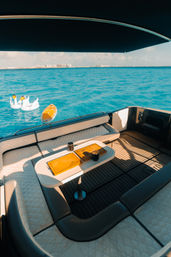 Isla Mujeres Premium Yacht Day: Sleek Private Boat Experience (43ft) image 6