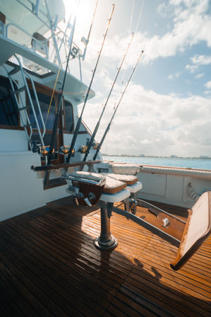 Private Sport Fishing Experience to Isla Mujeres (55ft Boat + Drinks & Equipment) image 2