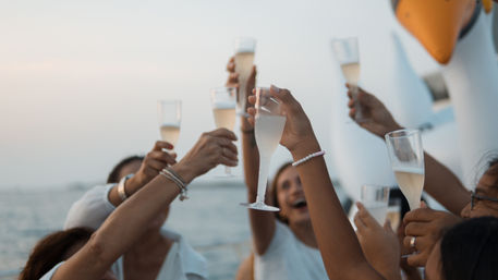 Private 55ft Luxury Yacht Experience to Isla Mujeres (6-8 Hours, All Inclusive) image 3