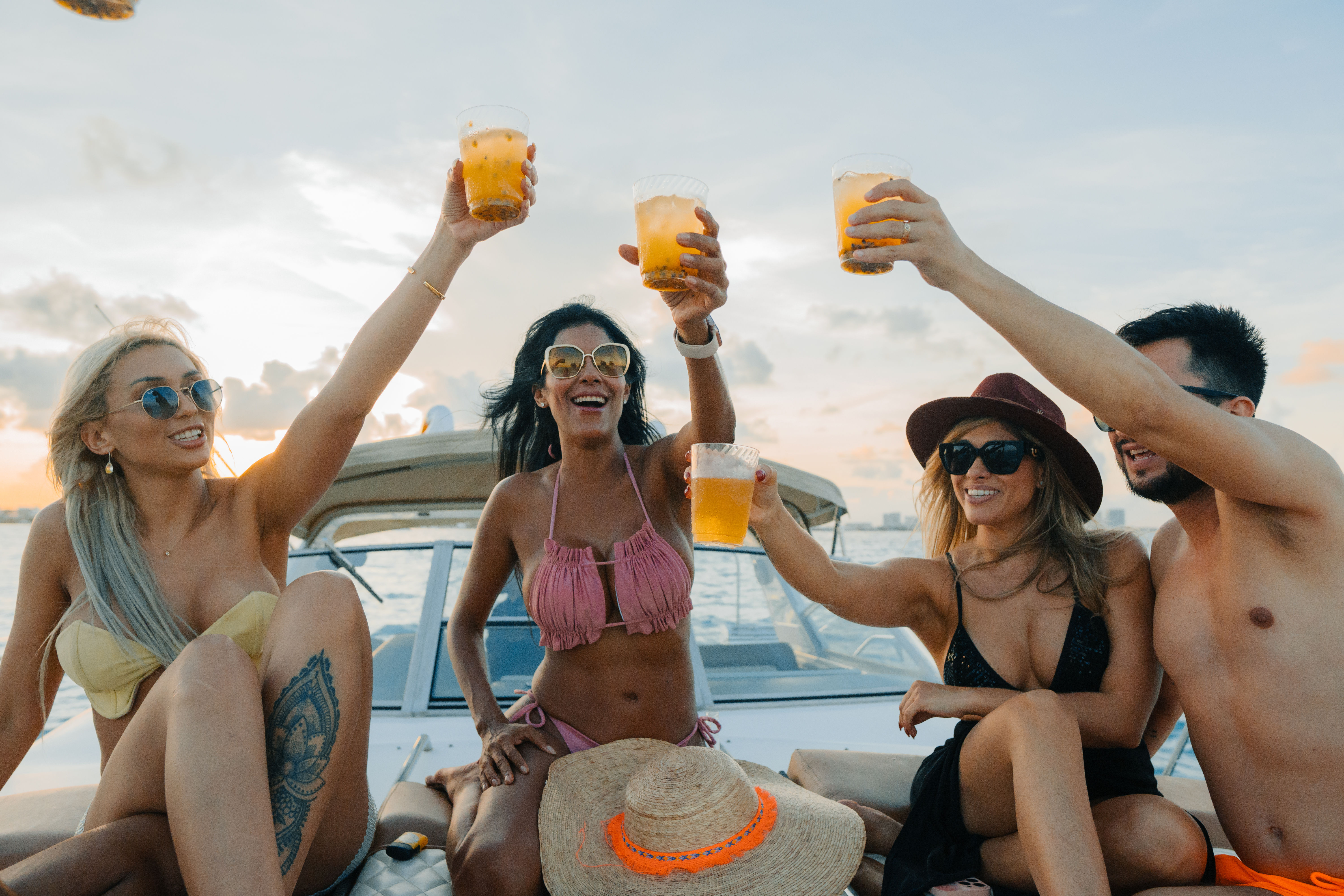 Isla Mujeres Luxury Yacht Day: Premium Private Boat Experience (46ft) image 1