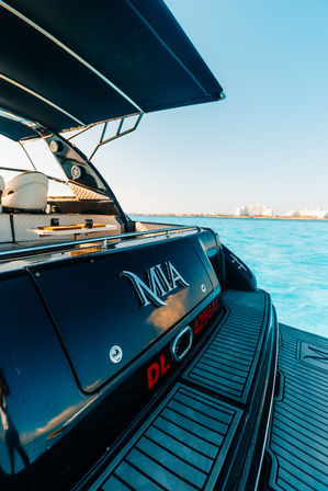 Isla Mujeres Premium Yacht Day: Sleek Private Boat Experience (43ft) image 5