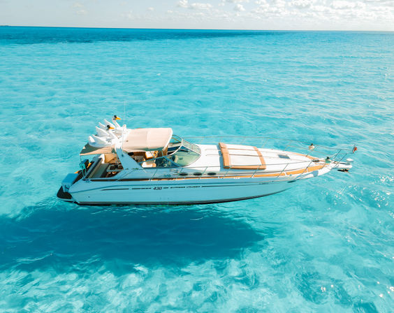 Isla Mujeres Luxury Yacht Day: Premium Private Boat Experience (46ft) image 5