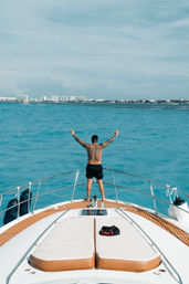 Private 55ft Luxury Yacht Experience to Isla Mujeres (6-8 Hours, All Inclusive) image