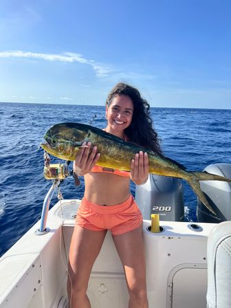 Private Sport Fishing Experience to Isla Mujeres (55ft Boat + Drinks & Equipment) image 1
