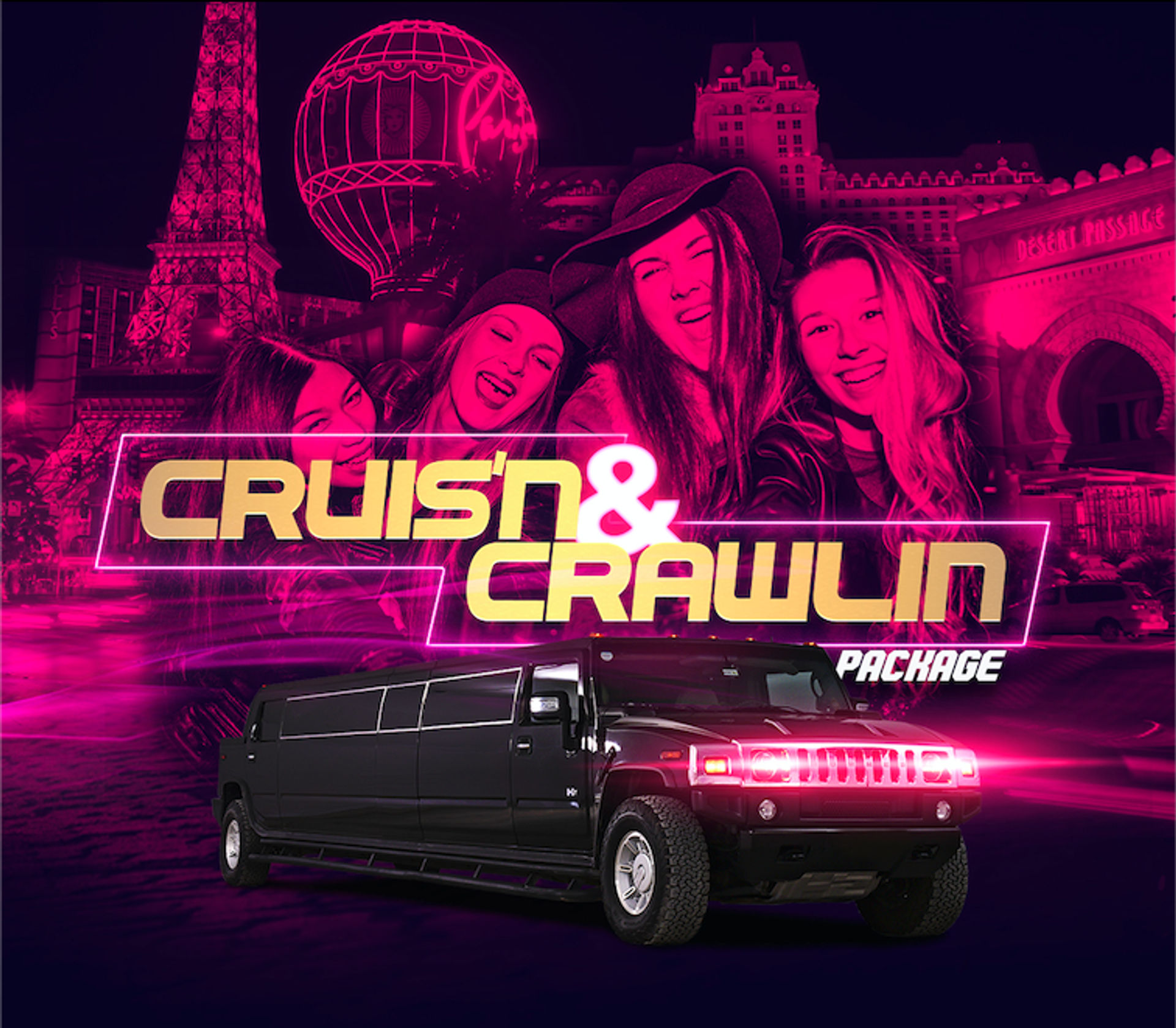 Cruisin' & Crawlin' Party Bus Packages: Vegas Bar Crawls for Bachelors & Bachelorettes image 1